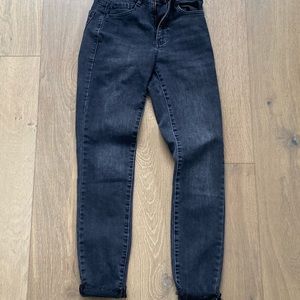 Garage black skinny jeans